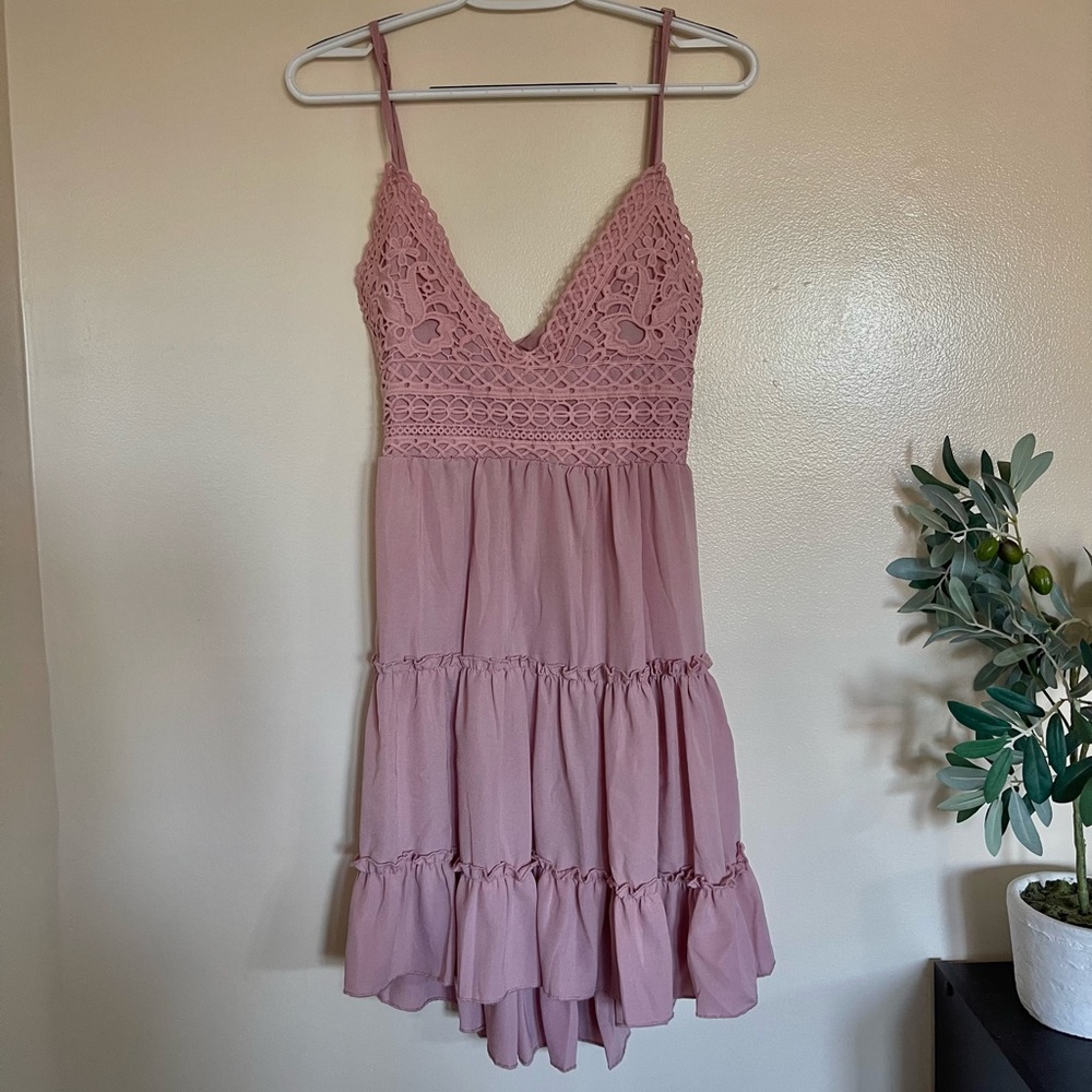 Pink Baby Doll Dress